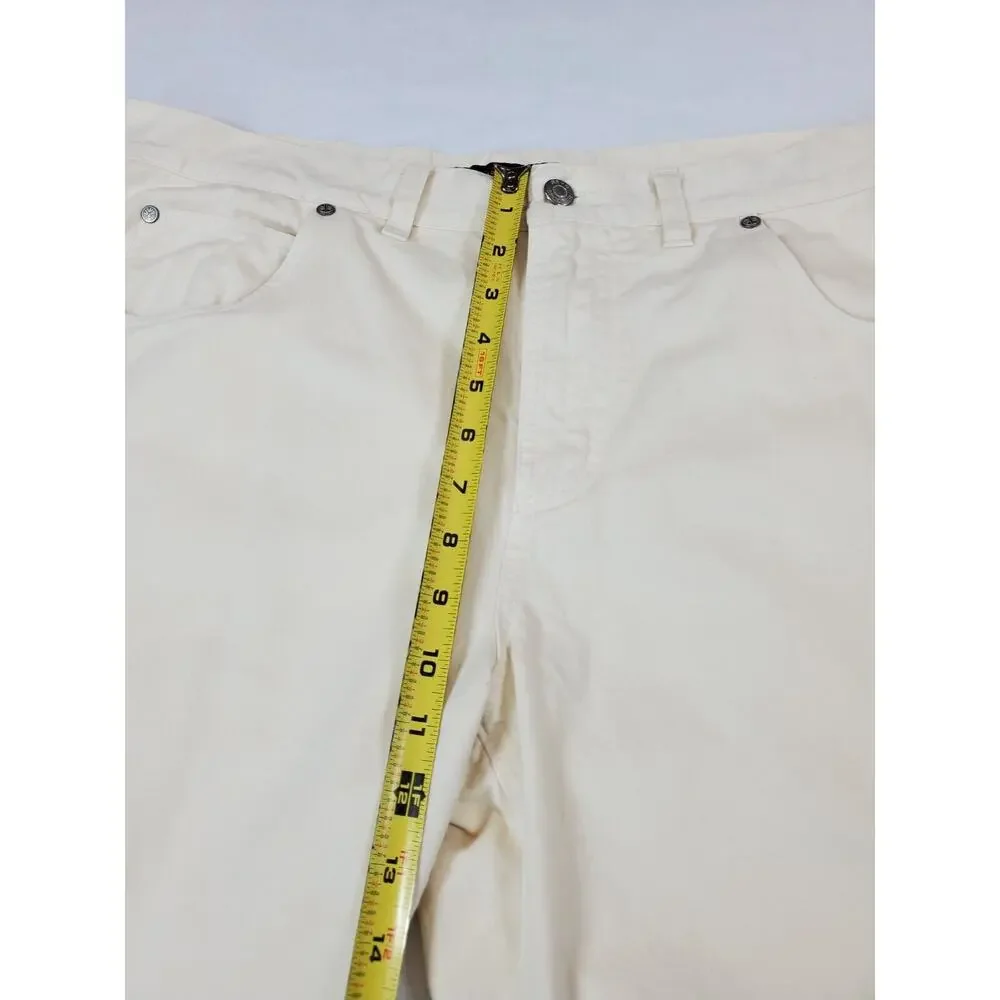 Reyn‎ Spooner Pants Mens 36 Chino Cotton Preppy Cream Hawaiian Vacation Cotton